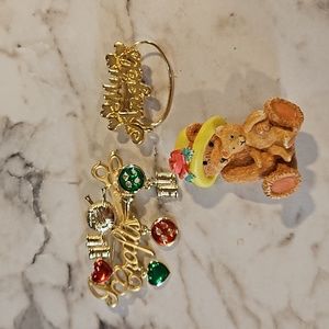 Various pin brooches